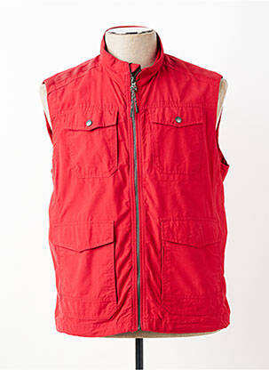 Veste casual coupe droite rouge COFOX homme