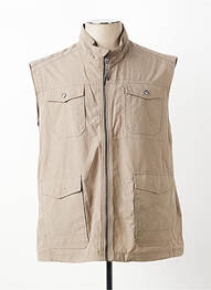 Veste casual coupe droite beige fonce COFOX homme