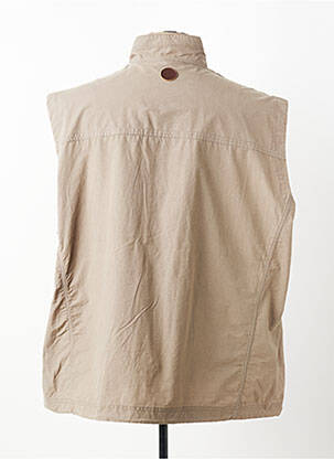 Veste casual coupe droite beige fonce COFOX homme