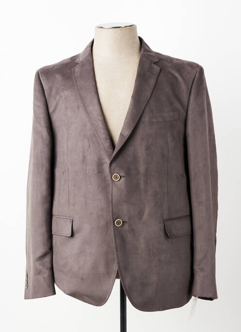 Blazer finition intérieure doublure imprimée gris PETER COFOX homme