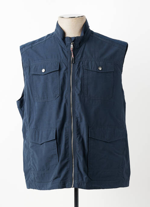 Veste casual coupe droite bleu COFOX homme