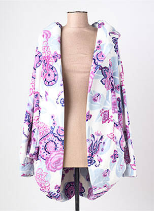 Robe de chambre manches longues violet DESIGUAL femme