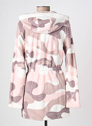 Robe de chambre col v beige BISBIGLI femme