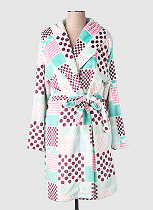 Robe de chambre manches longues blanc ROSE POMME femme
