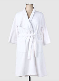 Peignoir manches longues blanc CHRISTIAN CANE femme