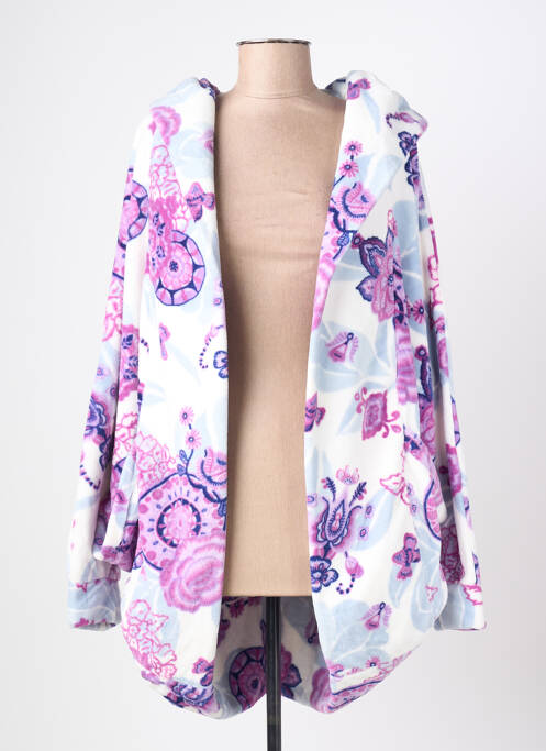 Robe de chambre manches longues violet DESIGUAL femme