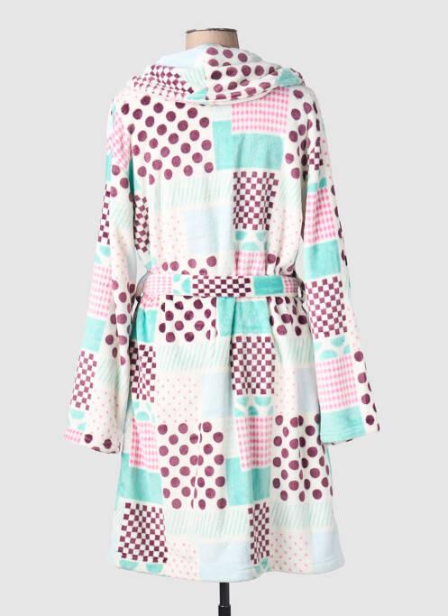 Robe de chambre manches longues blanc ROSE POMME femme