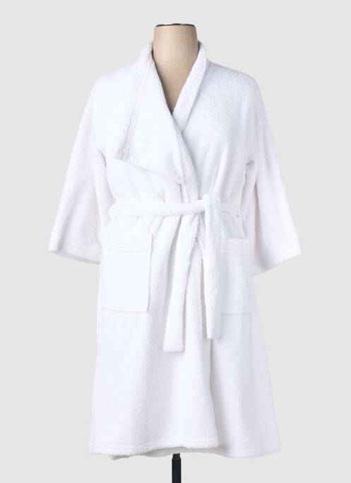 Peignoir manches longues blanc CHRISTIAN CANE femme
