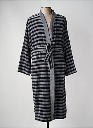 Peignoir col v gris RINGELLA homme