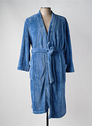 Robe de chambre col v bleu RINGELLA homme