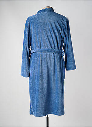 Robe de chambre col v bleu RINGELLA homme