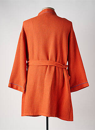 Peignoir col v orange CHRISTIAN CANE homme