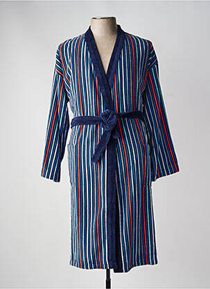 Robe de chambre imprimé fantaisie bleu EMINENCE homme
