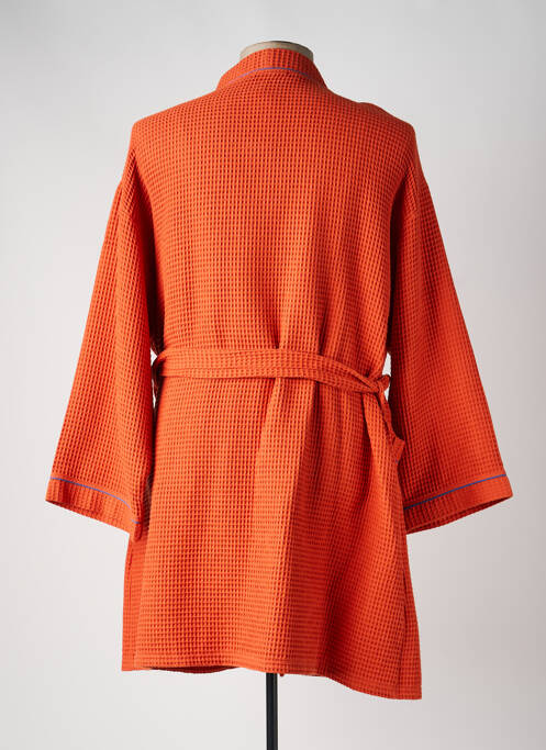 Peignoir col v orange CHRISTIAN CANE homme