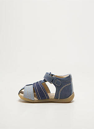 Sandales/nu pieds bout rond bout rond bleu KICKERS garçon