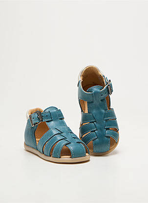 Sandales/nu pieds bout rond bout rond bleu BABYBOTTE garçon