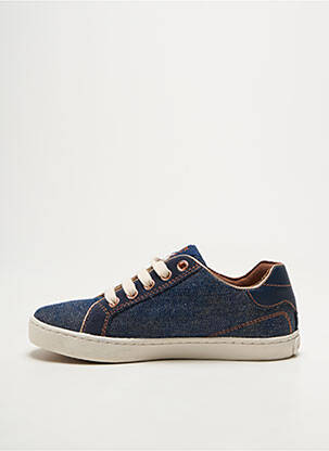 Baskets fermeture lacets bout rond bleu GEOX fille