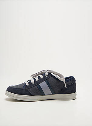 Baskets fermeture lacets bout rond bleu GEOX garçon