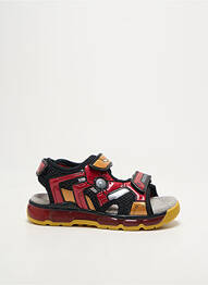 Sandales/nu pieds tissage satiné bout ouvert rouge GEOX garcon