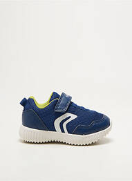 Baskets semelle amovible bout rond bleu GEOX garcon