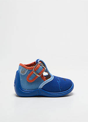 Chaussons/pantoufles bout rond bout rond bleu BABYBOTTE garçon