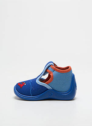 Chaussons/pantoufles bout rond bout rond bleu BABYBOTTE garçon