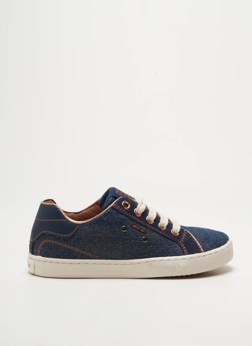 Baskets fermeture lacets bout rond bleu GEOX fille