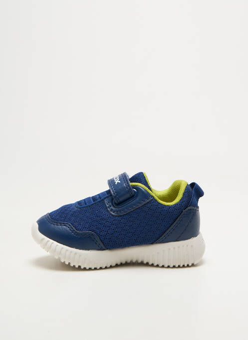 Baskets semelle amovible bout rond bleu GEOX garcon