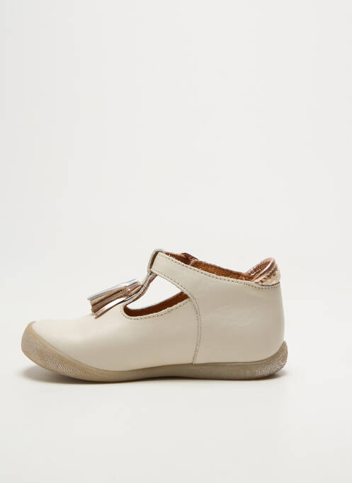 Bottillons fermeture boucle(s) bout rond beige BABYBOTTE fille