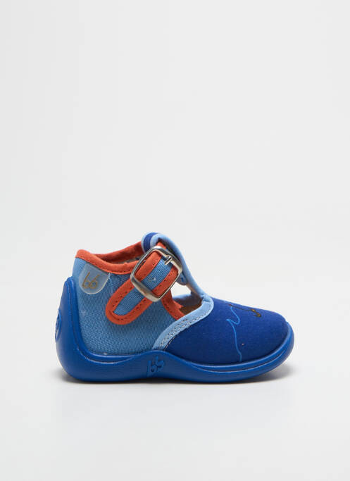Chaussons/pantoufles bout rond bout rond bleu BABYBOTTE garcon
