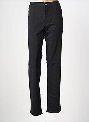 Jeans coupe slim tissage brut taille normale noir COWEST femme