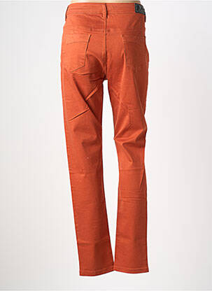 Jeans coupe slim tissage brut taille normale orange TELMAIL femme