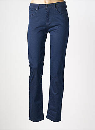 Jeans skinny tissage brut taille normale bleu GEVANA femme