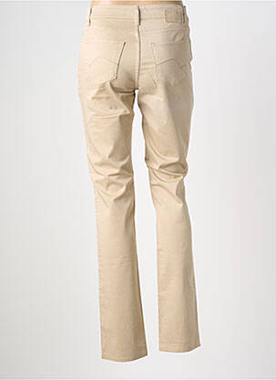 Pantalon slim stretch taille normale beige COWEST femme