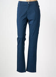Pantalon slim stretch taille normale bleu COWEST femme