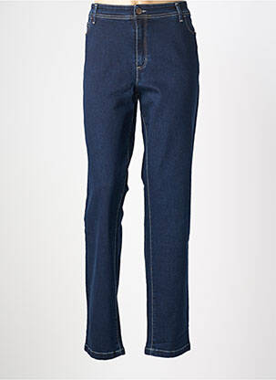 Jeans coupe slim tissage brut taille normale bleu COWEST femme