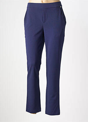 Pantalon slim taille élastique taille normale bleu MCM femme