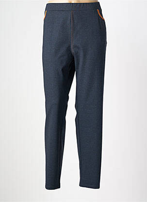 Pantalon slim taille élastique taille normale bleu TELMAIL femme