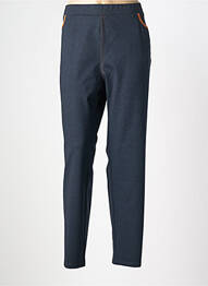 Pantalon slim taille élastique taille normale bleu TELMAIL femme