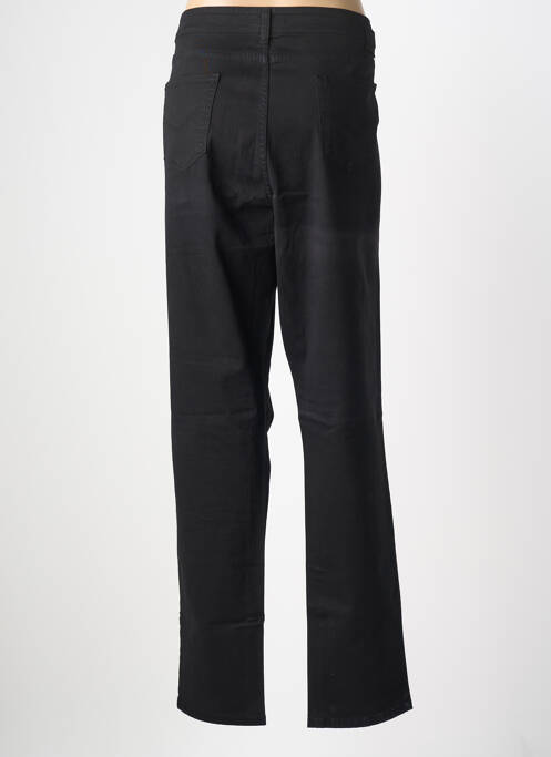 Jeans coupe slim tissage brut taille normale noir COWEST femme