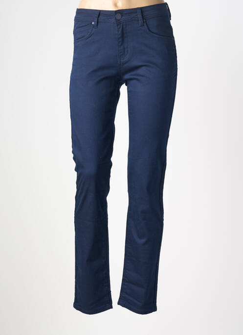 Jeans skinny tissage brut taille normale bleu GEVANA femme