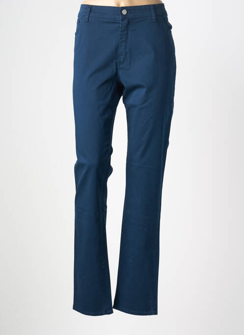 Pantalon slim stretch taille normale bleu COWEST femme
