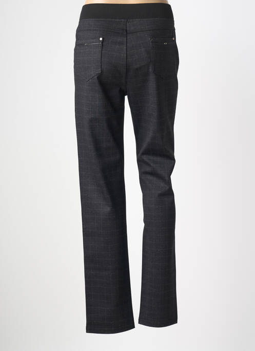 Pantalon slim taille élastique taille normale noir BARILOCHE femme