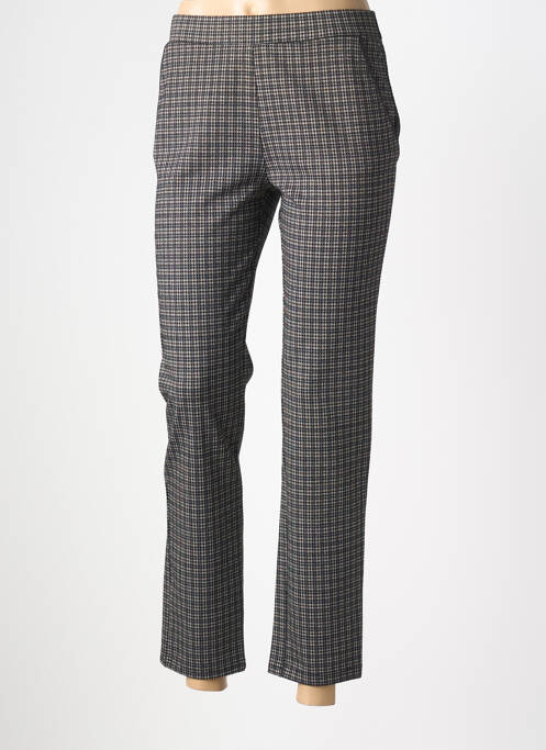Pantalon 7/8 stretch taille normale noir TELMAIL femme