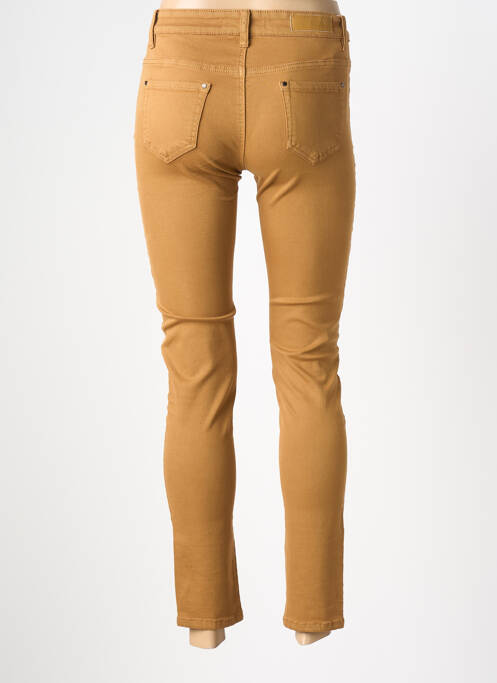 Pantalon slim skinny taille normale jaune KALISSON femme