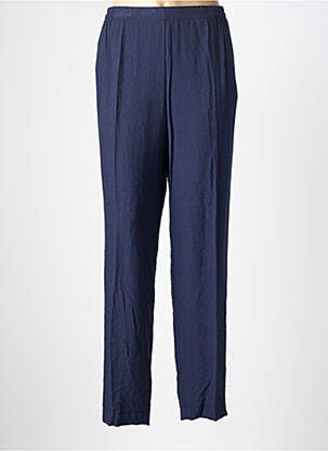 Pantalon slim taille élastique taille normale bleu GEVANA femme