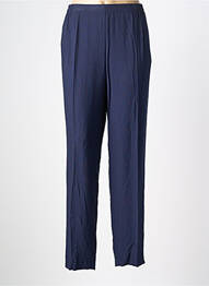 Pantalon slim taille élastique taille normale bleu GEVANA femme