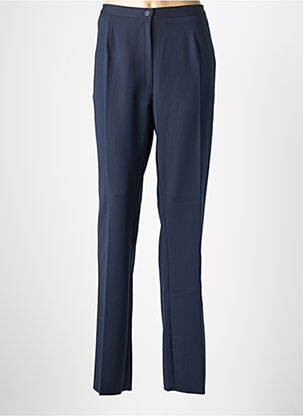Pantalon slim taille élastique taille normale bleu GEVANA femme