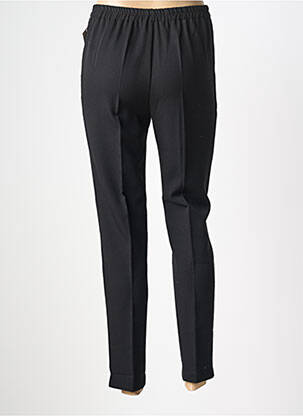 Pantalon slim taille élastique taille normale noir GEVANA femme