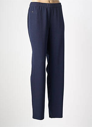 Pantalon slim taille élastique taille normale bleu FELINO femme